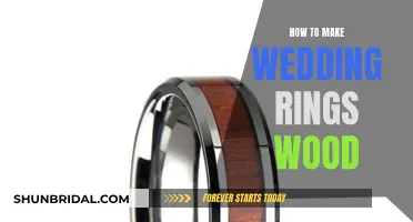 Crafting Unique Wooden Wedding Rings: A Guide