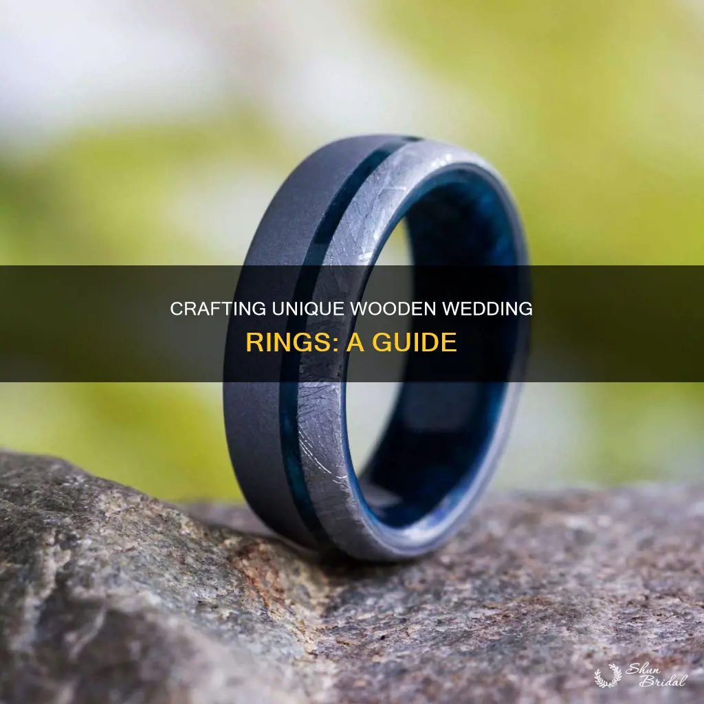 how to make wedding rings wood