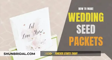 Creative DIY Guide: Wedding Seed Packets