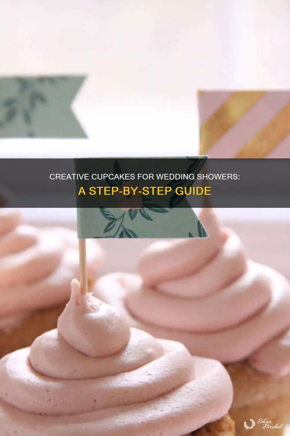 how to make wedding shower cupcakes