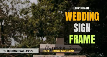 Creating a Wedding Sign Frame: A Step-by-Step Guide