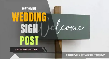 Creative Sign Post Ideas for Your Wedding Day