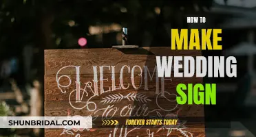 Crafting Wedding Signs: A Guide to Making Yours Unique