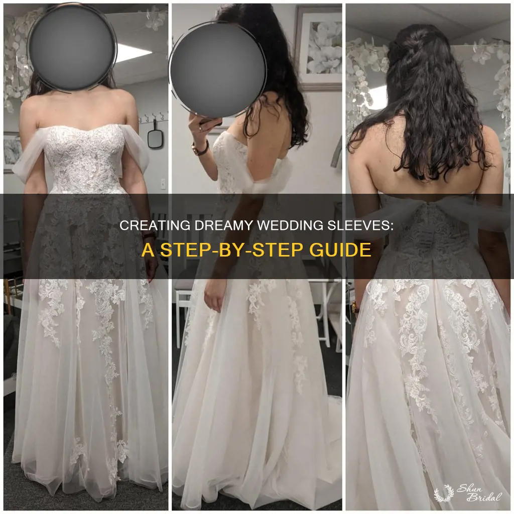 how to make wedding sleeves