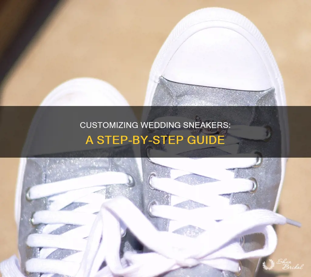 how to make wedding sneakers