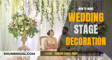 Designing a Wedding Stage: Decoration Tips and Tricks