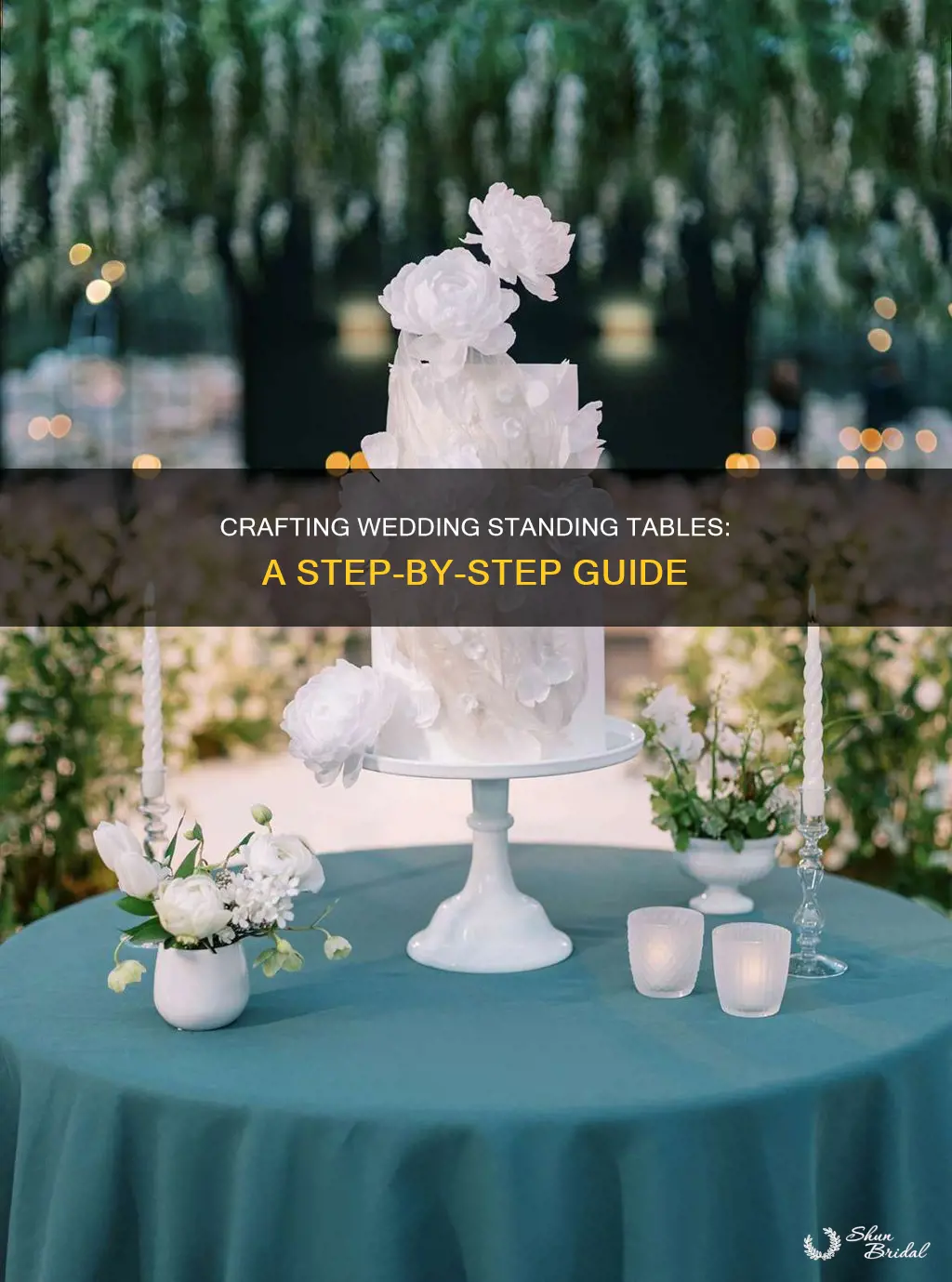 how to make wedding standing tables