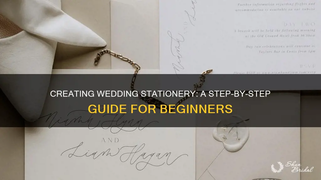 how to make wedding stationery