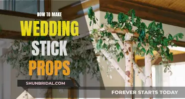 Creating Wedding Stick Props: A Step-by-Step Guide