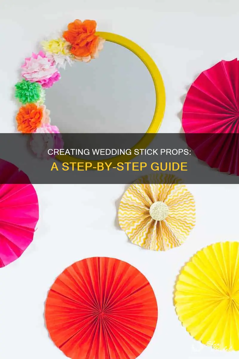 how to make wedding stick props