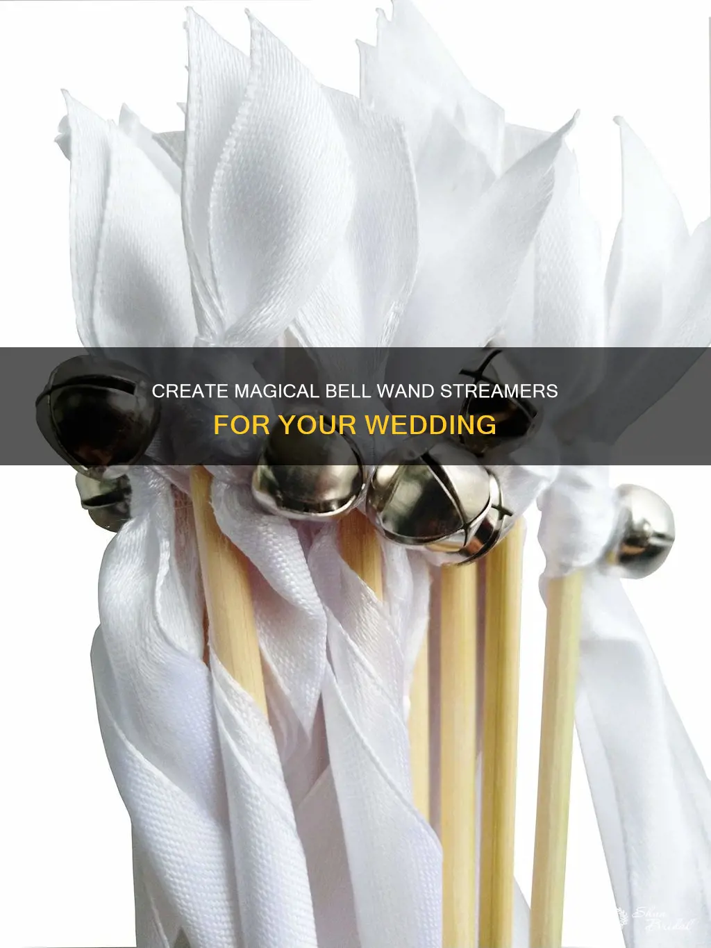 how to make wedding streamer wands with bells