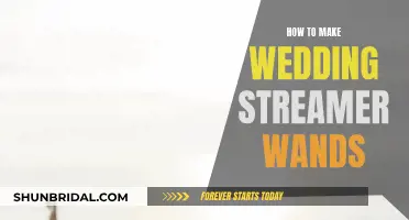 Creating Magical Moments: DIY Streamer Wands for Weddings