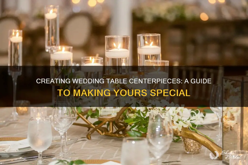 how to make wedding table centerpieces