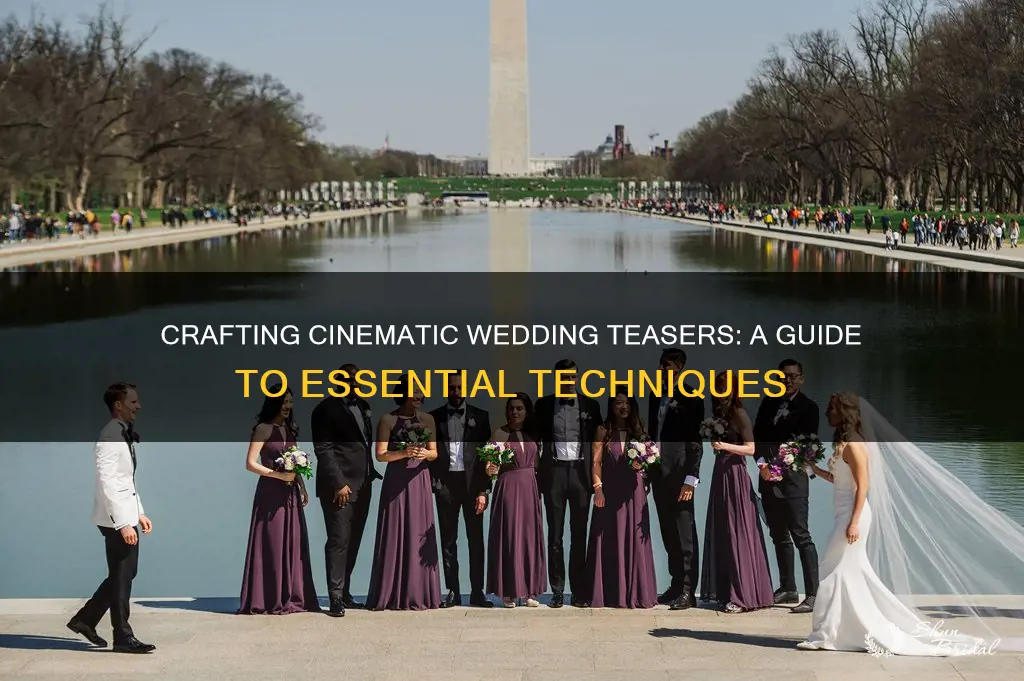 how to make wedding teaser