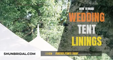 Crafting Wedding Tent Linings: A Step-by-Step Guide