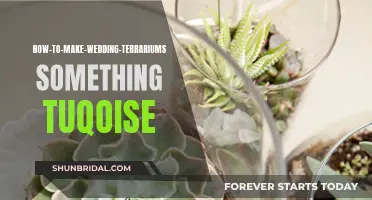 Crafting Turquoise Wedding Terrariums: A Step-by-Step Guide