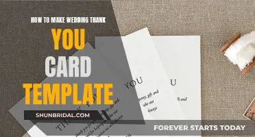 Crafting a Wedding Thank You Card: Template Tips and Tricks