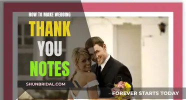 Crafting Heartfelt Wedding Thank-You Notes: A Guide