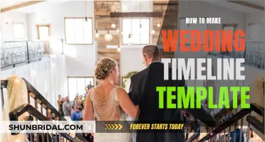 A Wedding Timeline Template: Crafting Your Perfect Day