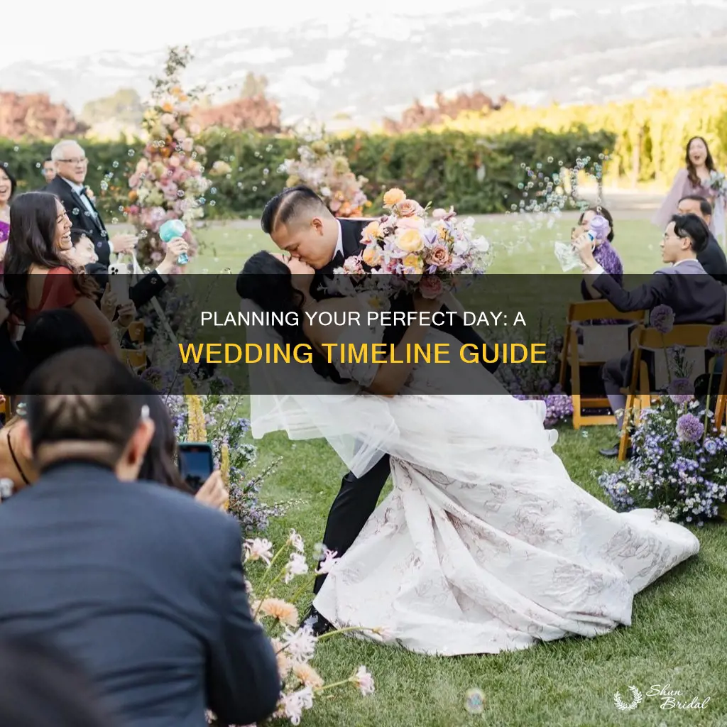 how to make wedding timeline