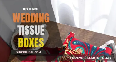 Creative Ways to Craft Wedding Tissue Boxes