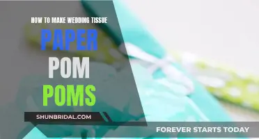 Creating Wedding Tissue Paper Pom-Poms: A Step-by-Step Guide