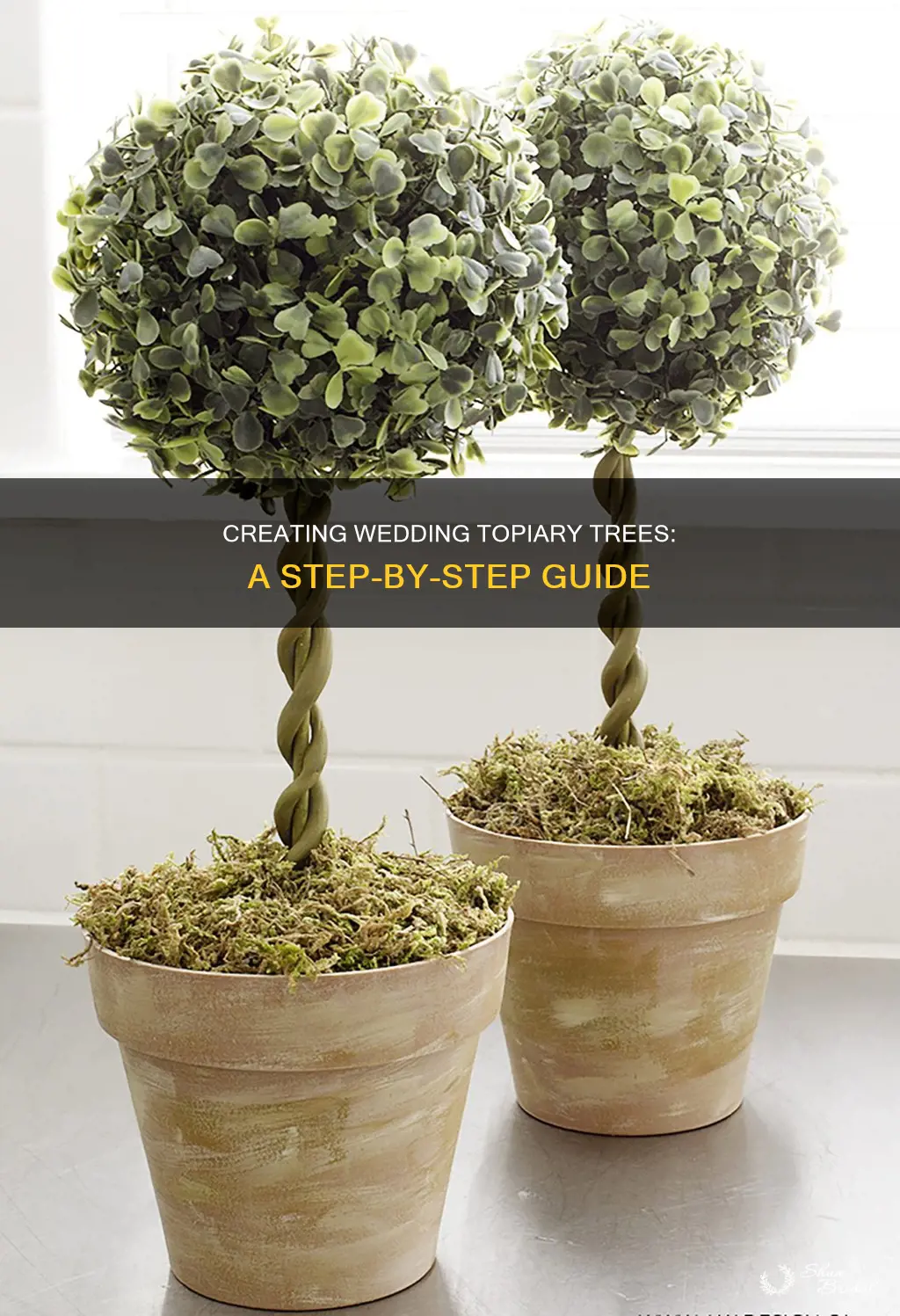 how to make wedding topiary trees