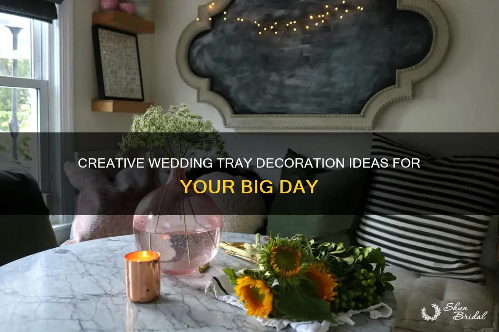 how to make wedding tray decoration