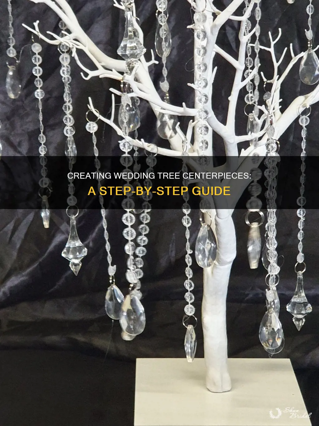 how to make wedding tree centrepieces