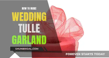 Crafting Tulle Garland for Your Wedding: A Step-by-Step Guide