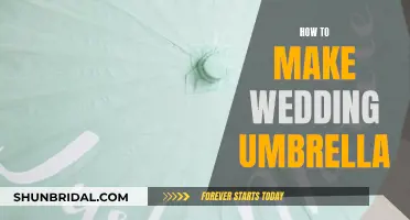 Crafting Your Own Wedding Umbrella: A Step-by-Step Guide