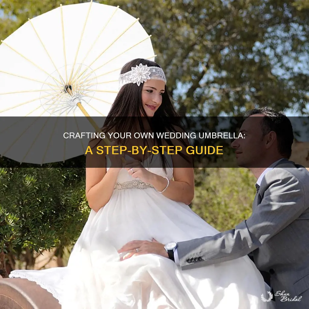 how to make wedding umbrella