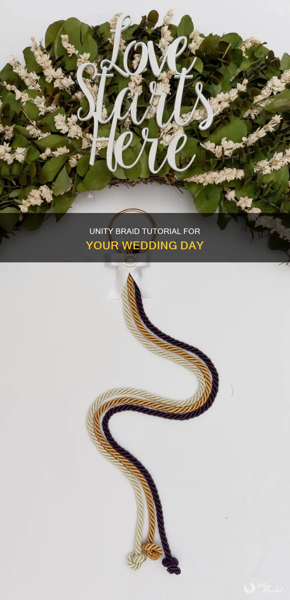 how to make wedding unity braid