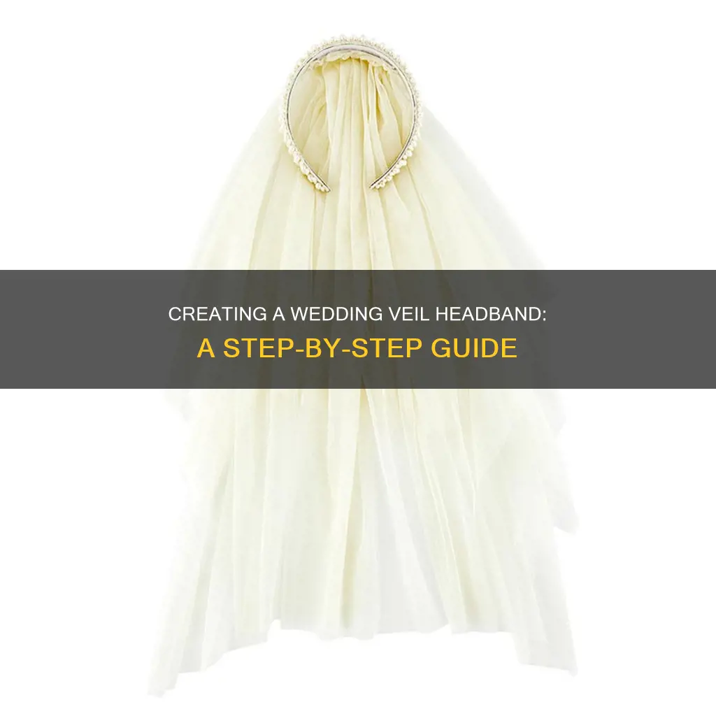 how to make wedding veil headband