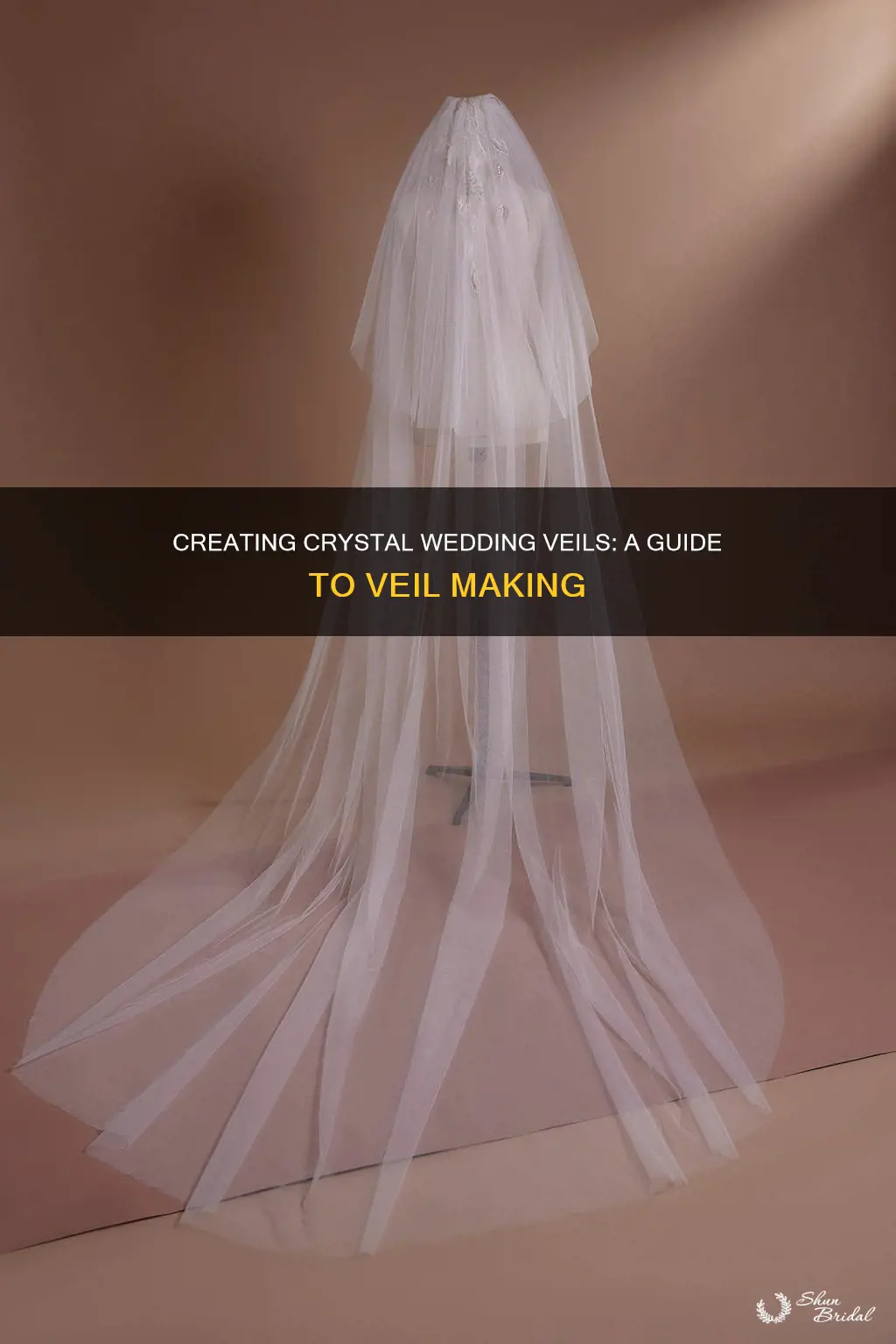 how to make wedding veils with crystals