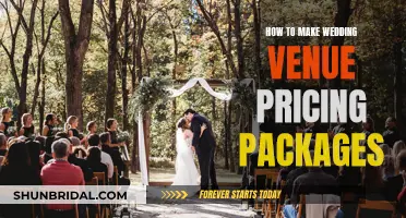 Creating Wedding Venue Pricing Packages: A Guide