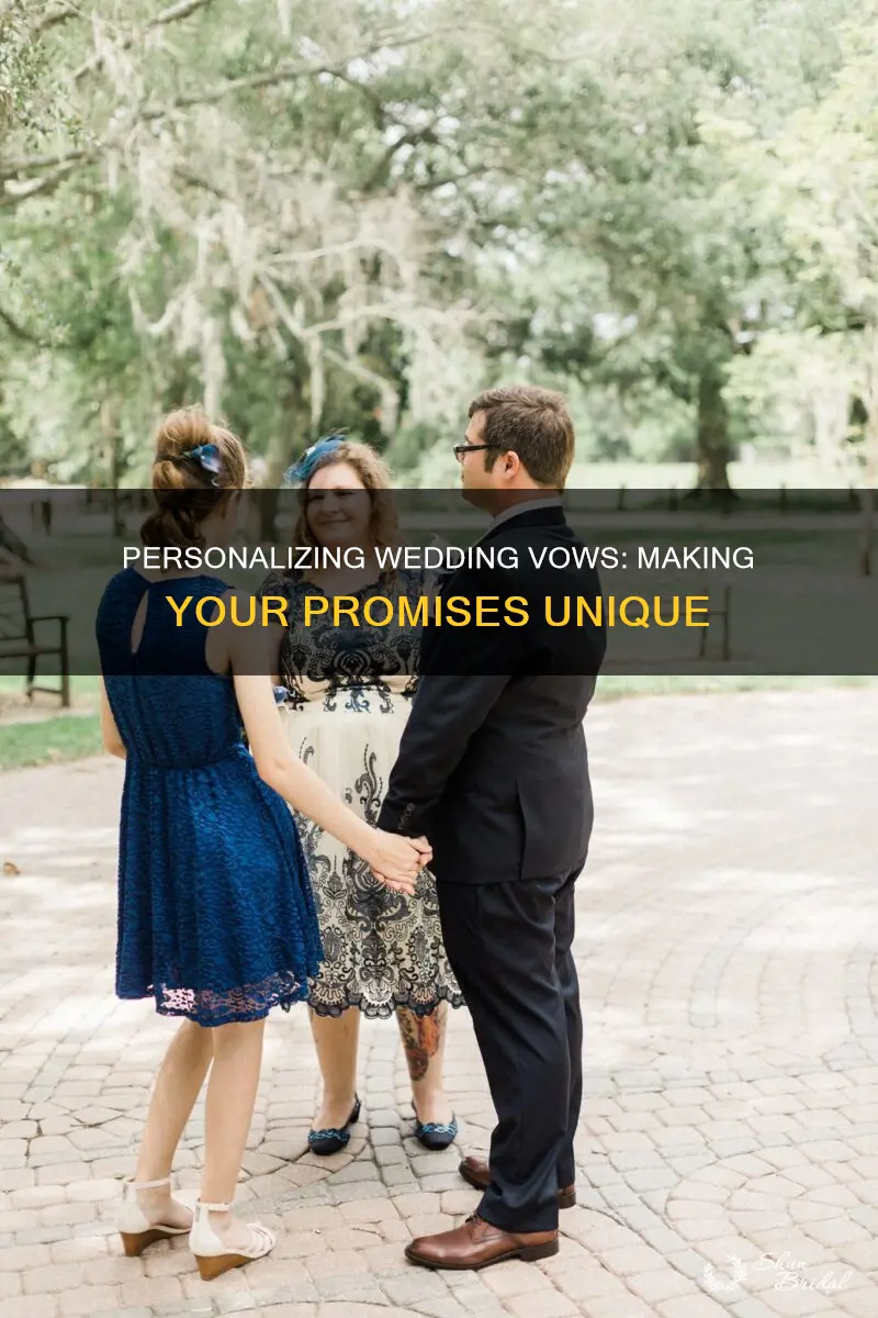 how to make wedding vows personal