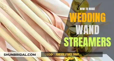 Creating Wedding Wand Streamers: A Step-by-Step Guide