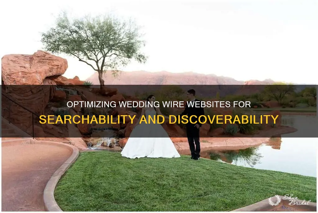 how to make wedding wire website searchable