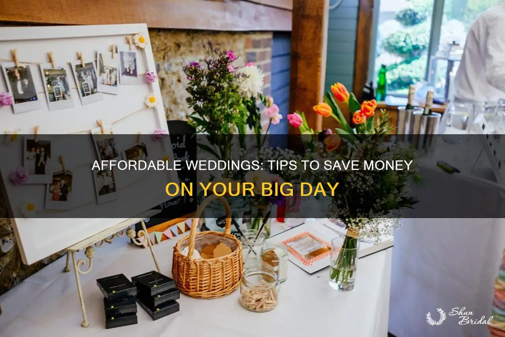 how to make weddings affordable