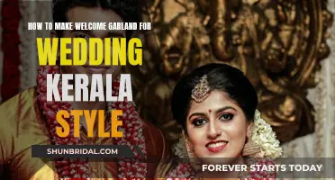 Crafting a Wedding Garland: Kerala Style Welcome