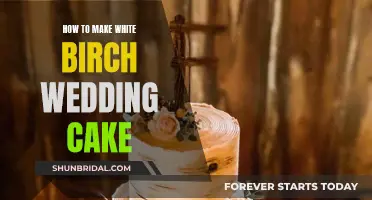 White Birch Wedding Cake: A Step-by-Step Guide