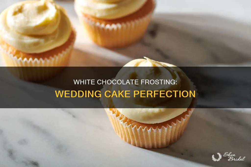 how to make white chocolate frosting for wedding cakes