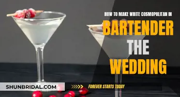 White Cosmopolitan: A Bartender's Wedding Cocktail Guide