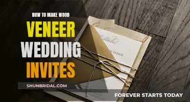 Creating Wood Veneer Wedding Invites: A Step-by-Step Guide