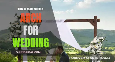 Creating a Wooden Wedding Arch: A Step-by-Step Guide