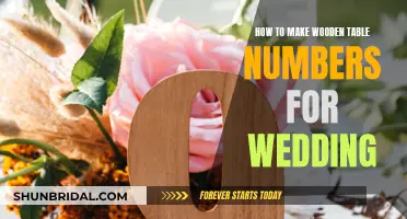 Creating Rustic Wedding Table Numbers with Wood