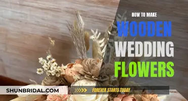 Creating Wooden Wedding Flowers: A Step-by-Step Guide