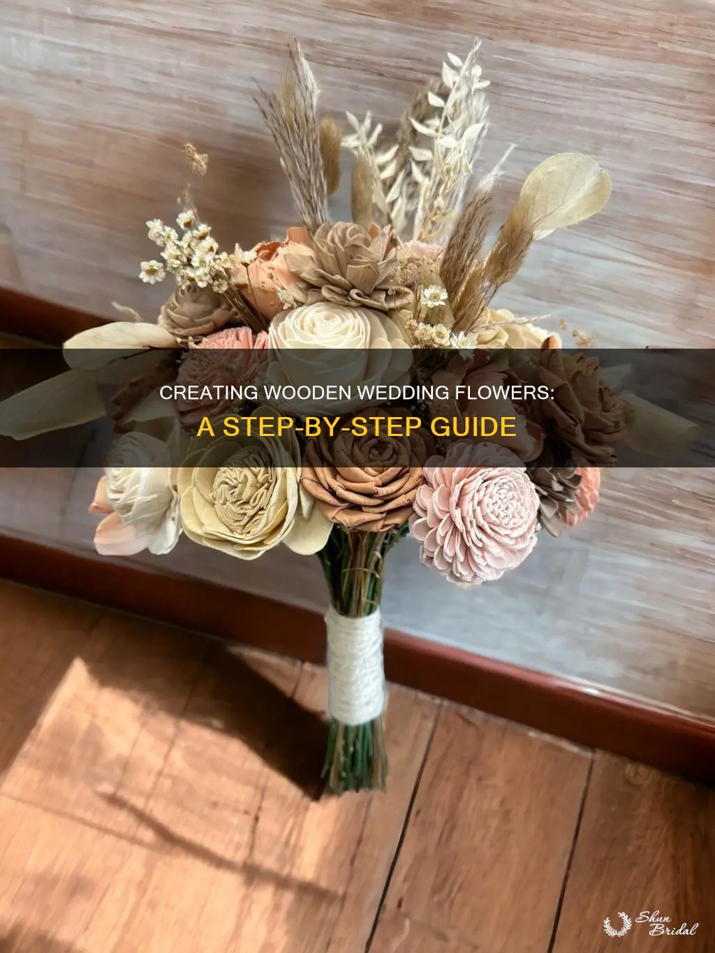 how to make wooden wedding flowers