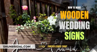 Creating Rustic Wooden Wedding Signs: A Step-by-Step Guide